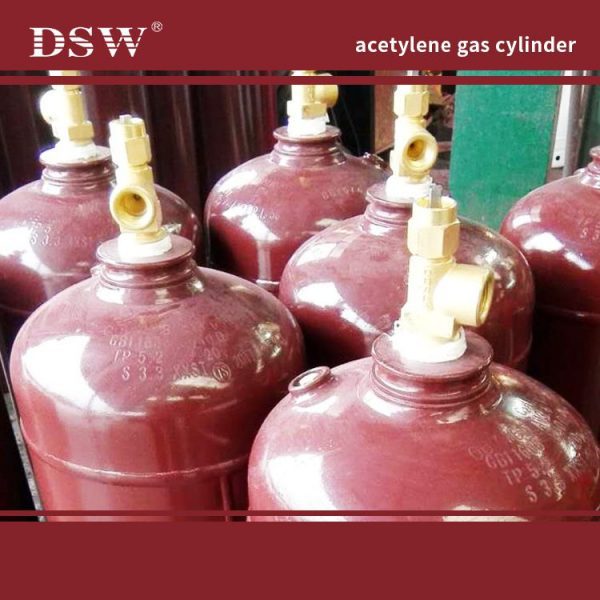 Acetylene Cylinders from DSW are designed for safety and easy transport，available in sizes from 3liters to 60 L