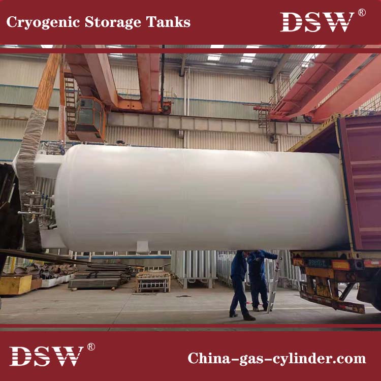 cryogenic liquid tanks for liquid oxygen, nitrogen, argon, carbon dioxide